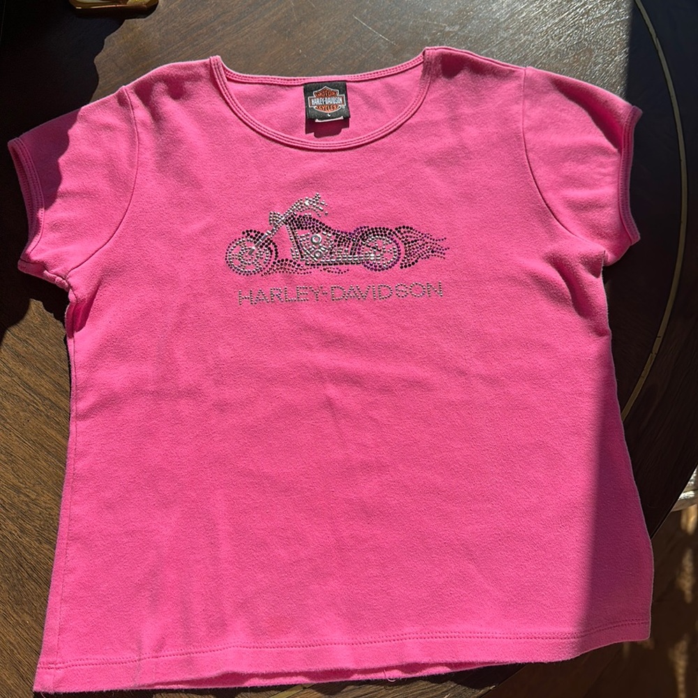 Ladies L Harley-Davidson t-shirt, sparkle